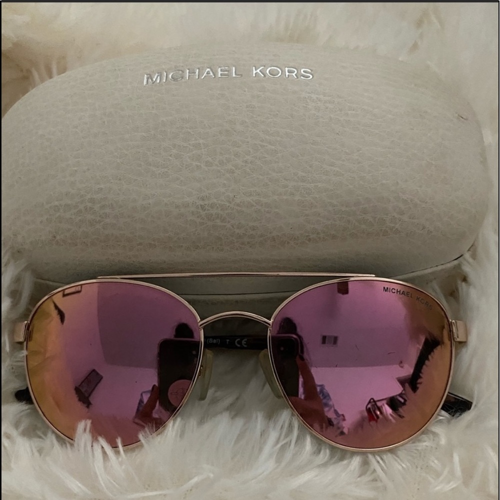 Michael Kors Rose Gold Sunglasses